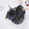 Cross-border best-selling 5 Latin sunflowers for simple living room table decoration and home living room decoration flower arrangement Specification image